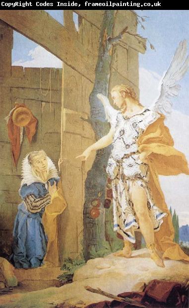 Giovanni Battista Tiepolo Sarah and the Archangel